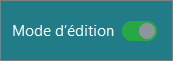 Mode d'édition